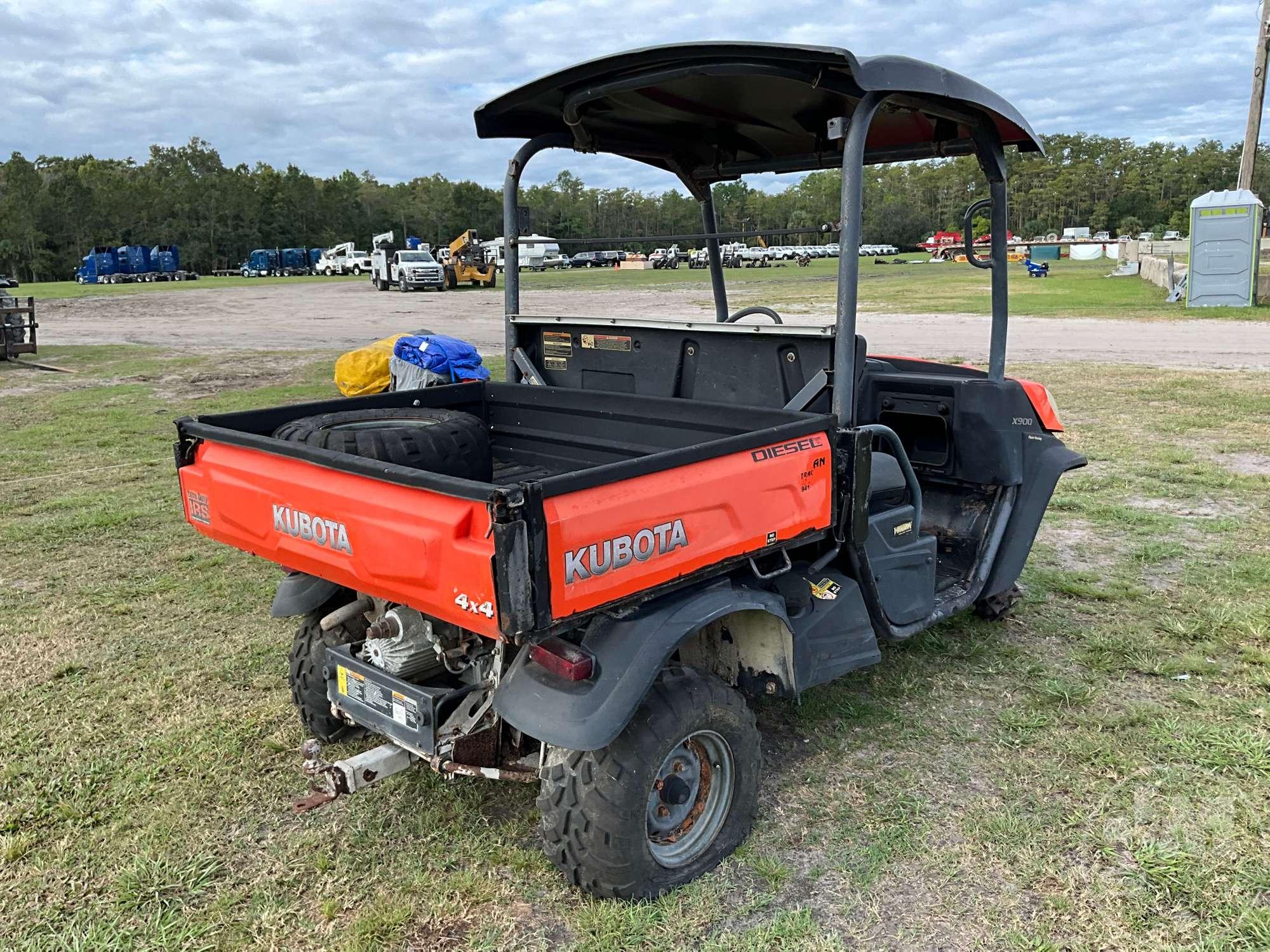 KUBOTA RTV-X900 SN: A5KB2FDBAFG023071