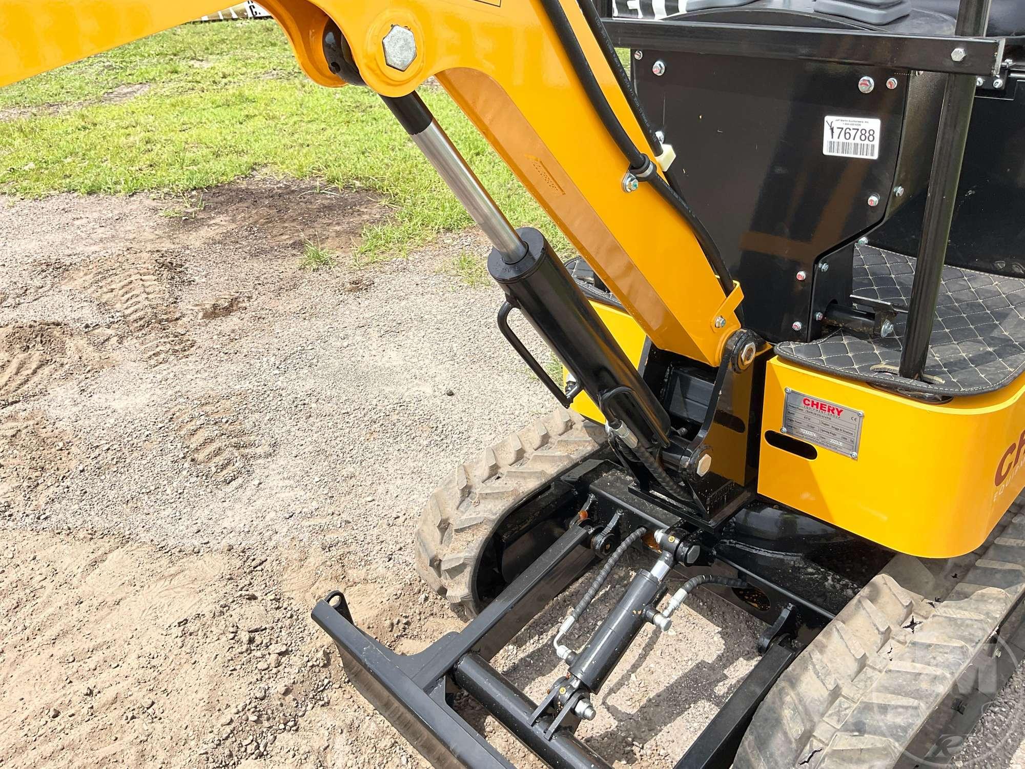 2024 CHERY KV12 MINI EXCAVATOR SN: 012300374