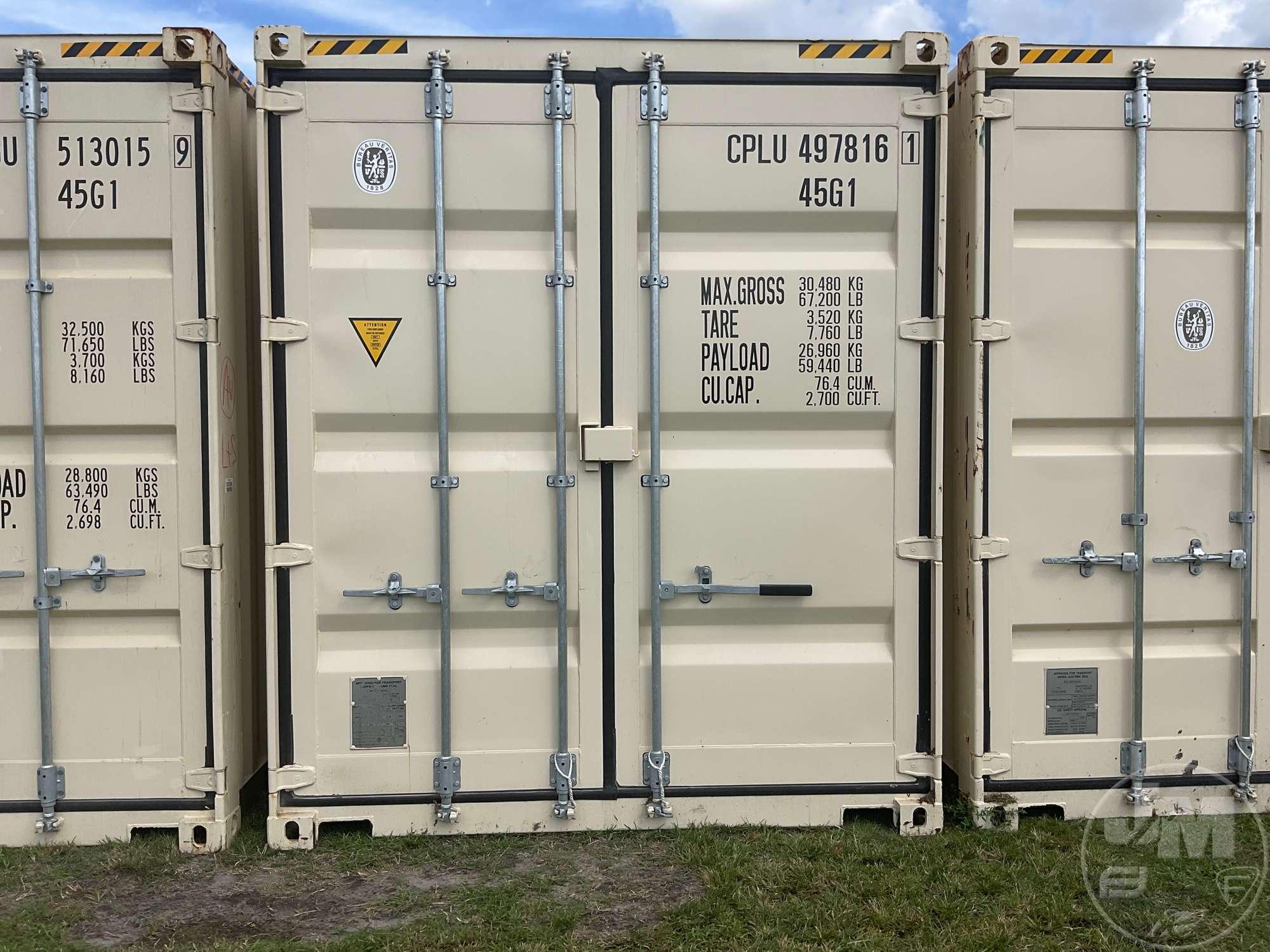 2022 CONTAINER PLUS 40' CONTAINER SN: CPLU4978161