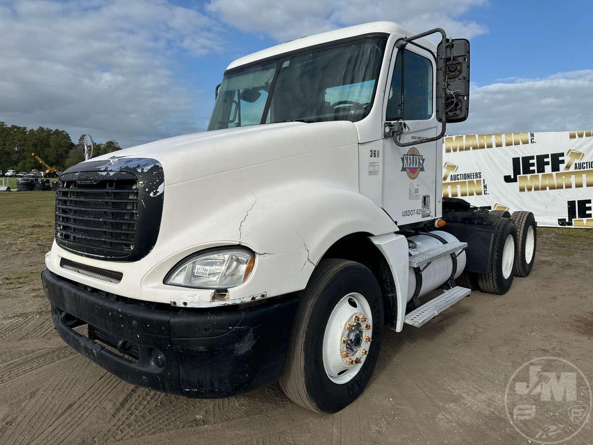 2007 FREIGHTLINER COLUMBIA TANDEM AXLE DAY CAB TRUCK TRACTOR VIN: 1FUJA6CK27LX66041