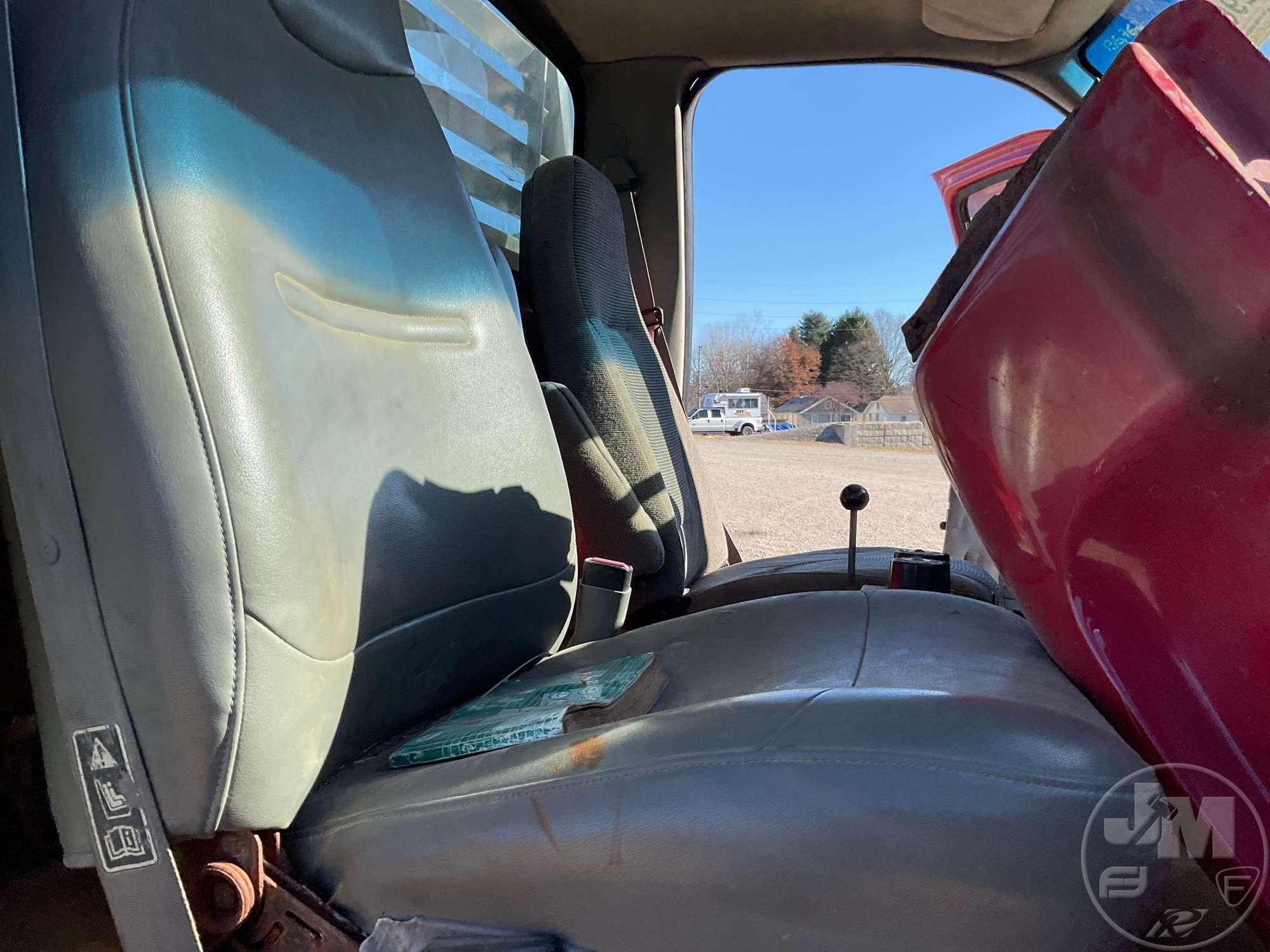 2008 FORD F-750 SINGLE AXLE REGULAR CAB VIN: 3FRWF75C38V077861