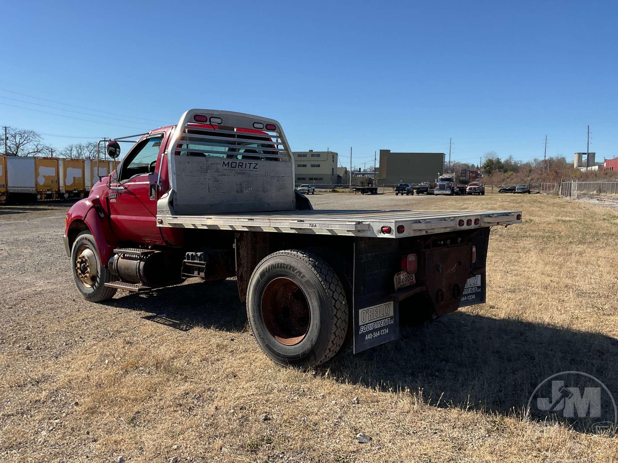 2008 FORD F-750 SINGLE AXLE REGULAR CAB VIN: 3FRWF75C38V077861