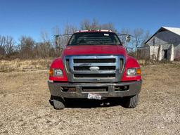 2008 FORD F-750 SINGLE AXLE REGULAR CAB VIN: 3FRWF75C38V077861