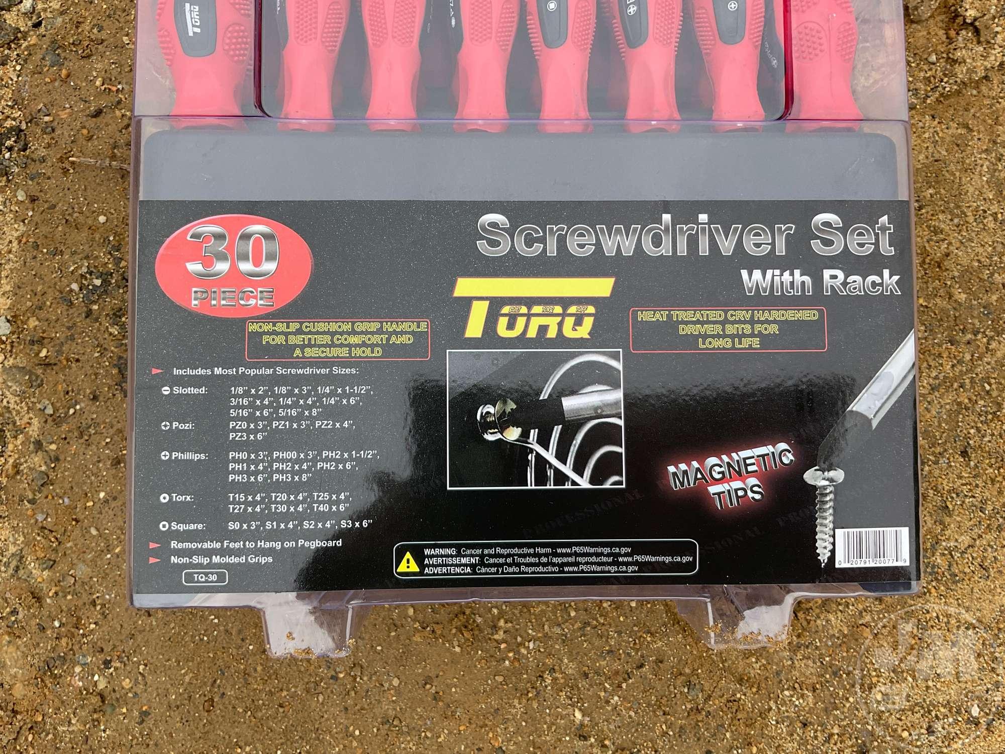 TORQ 30 PC SCREWDRIVER SET
