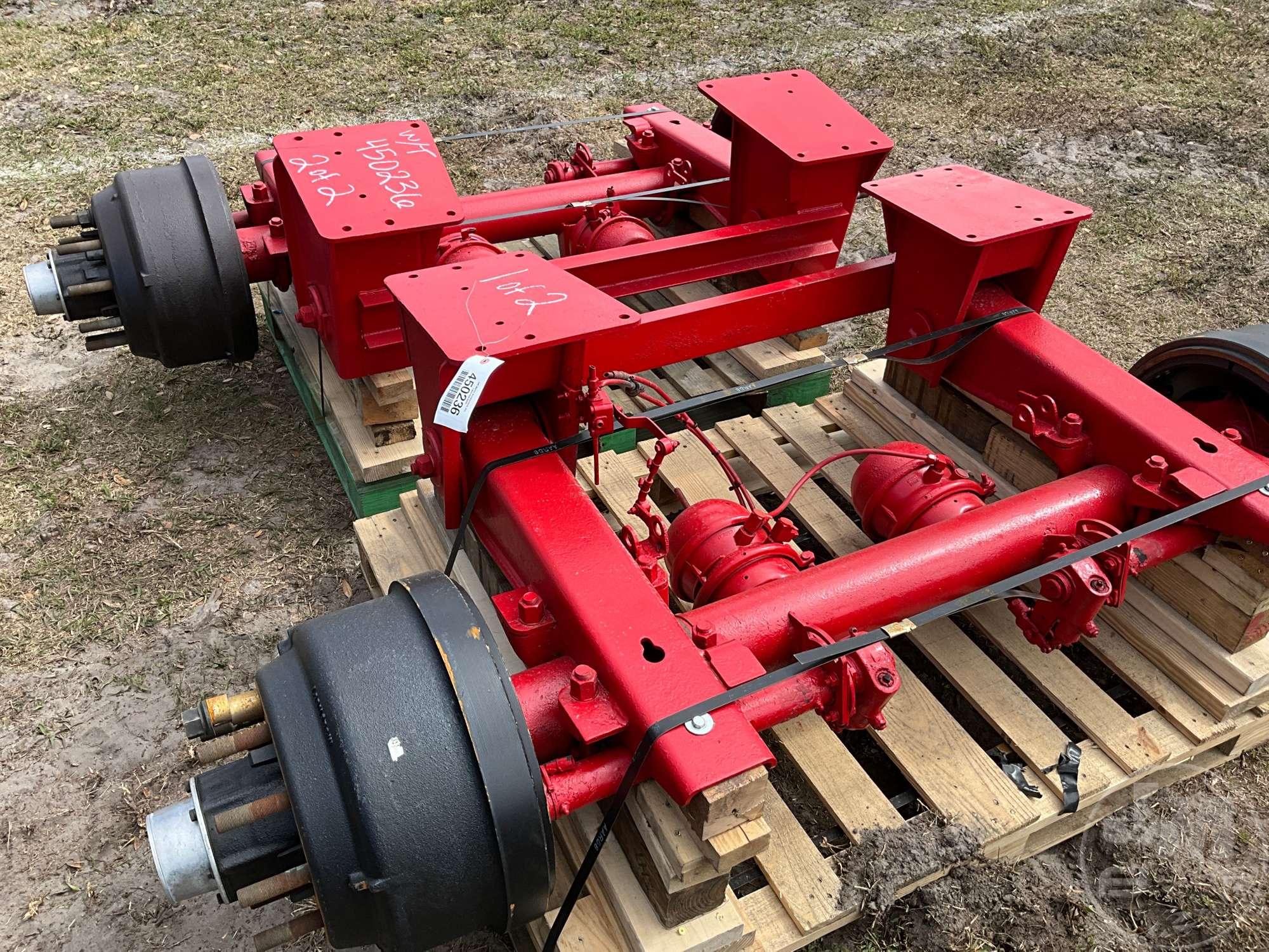 PAIR OF AXLES