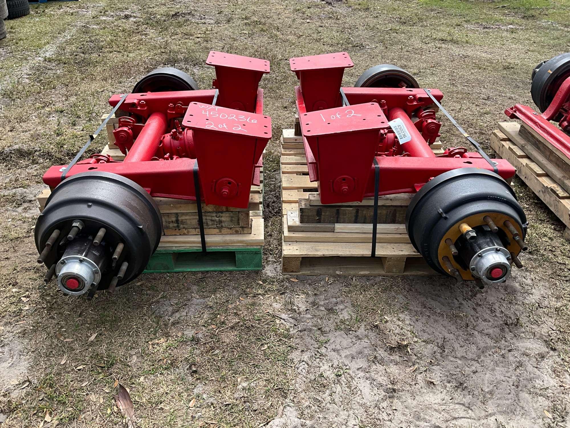 PAIR OF AXLES