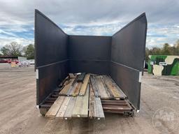 CUSTOM BUILT DUMP TRAILER 8'X14'