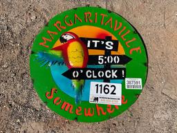 MARGARITAVILLE METAL SIGN