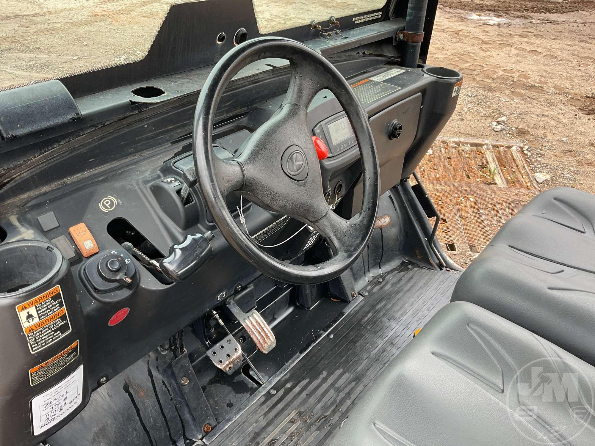 2019 KUBOTA RTV-X1140W-H SN: A5KD2GDBTKG031137