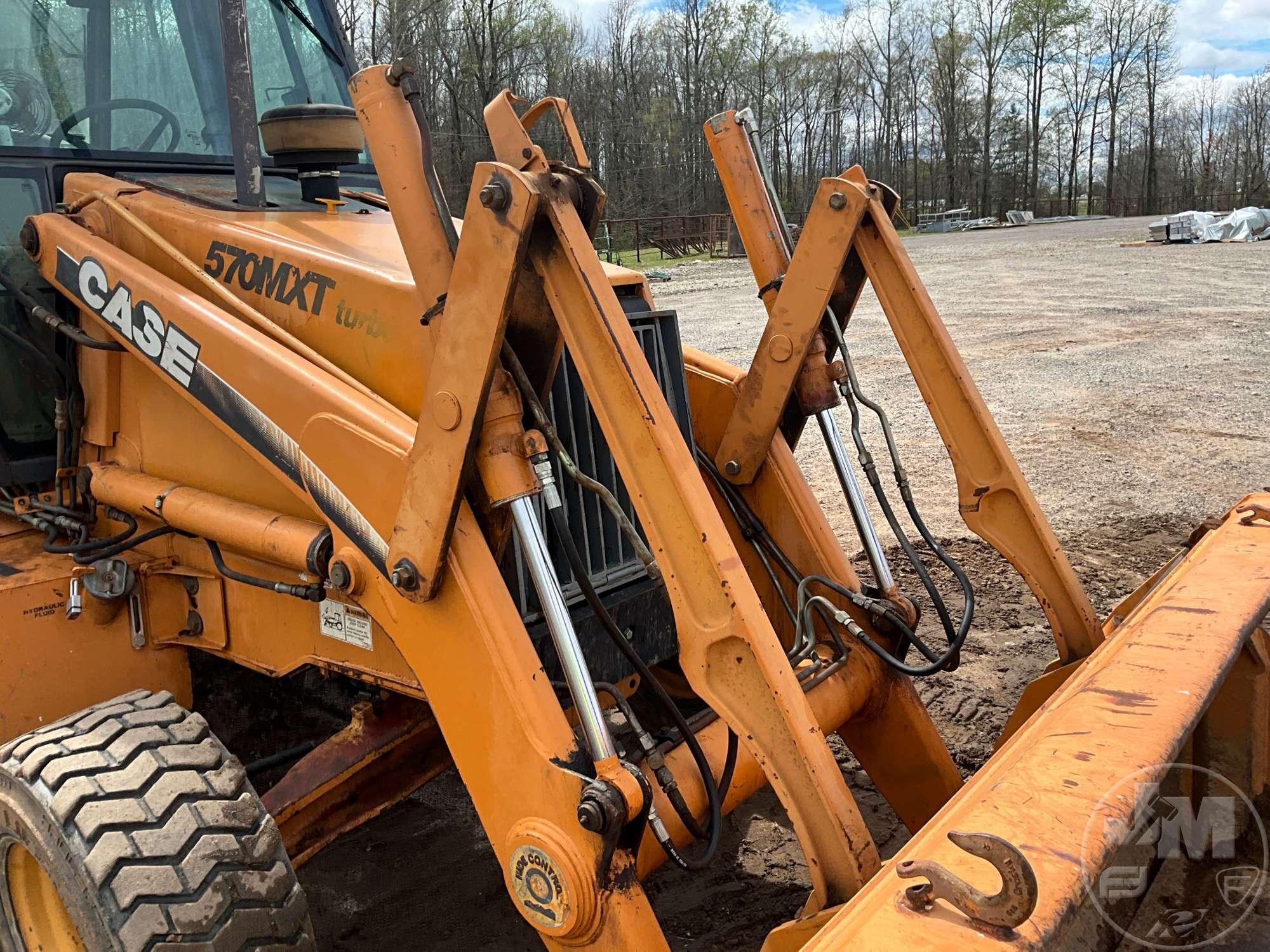 2004 CASE 570MXT TURBO SN: JJG0301787 SKIP LOADER