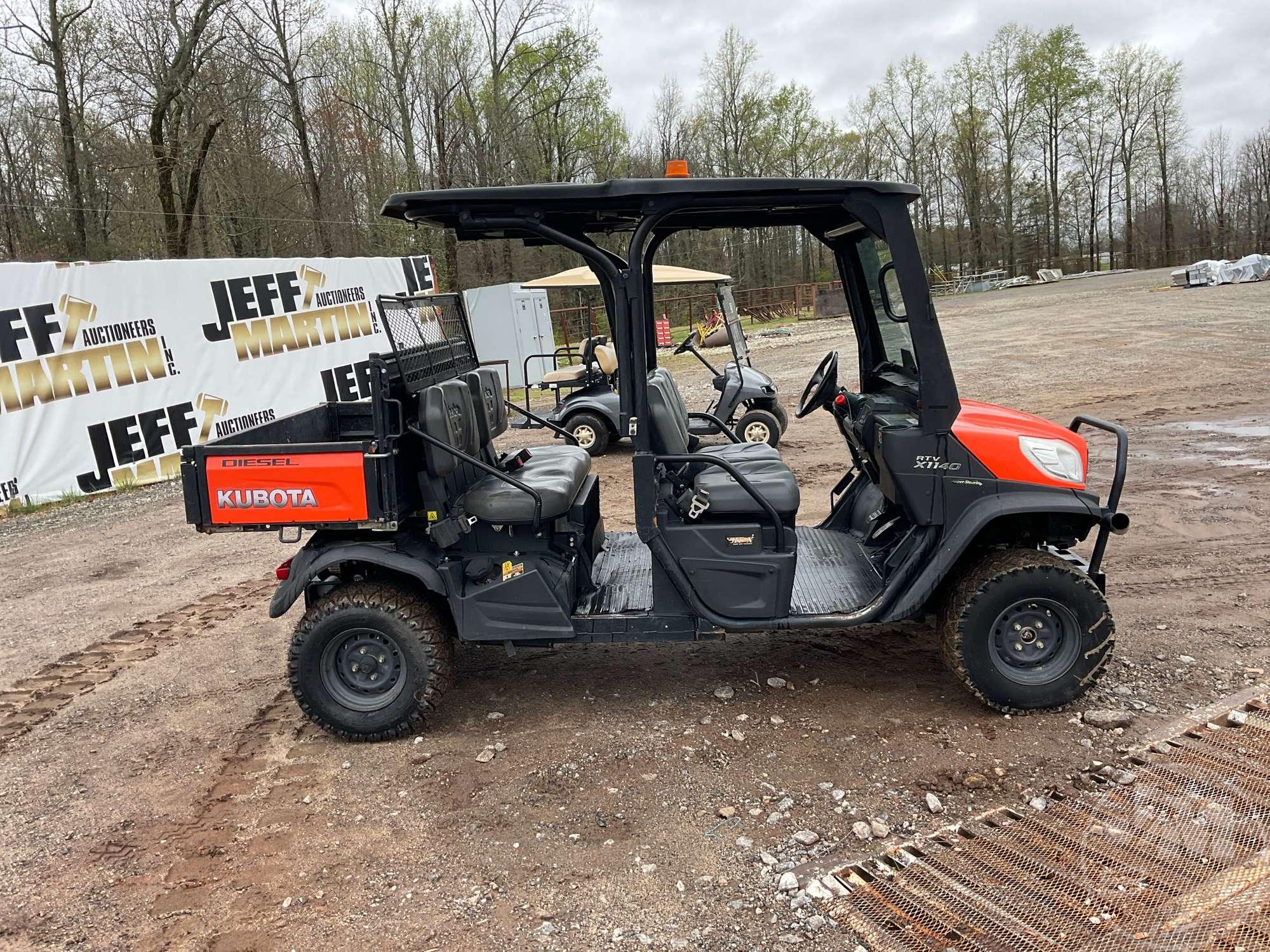 2019 KUBOTA RTV-X1140W-H SN: A5KD2GDBTKG031137