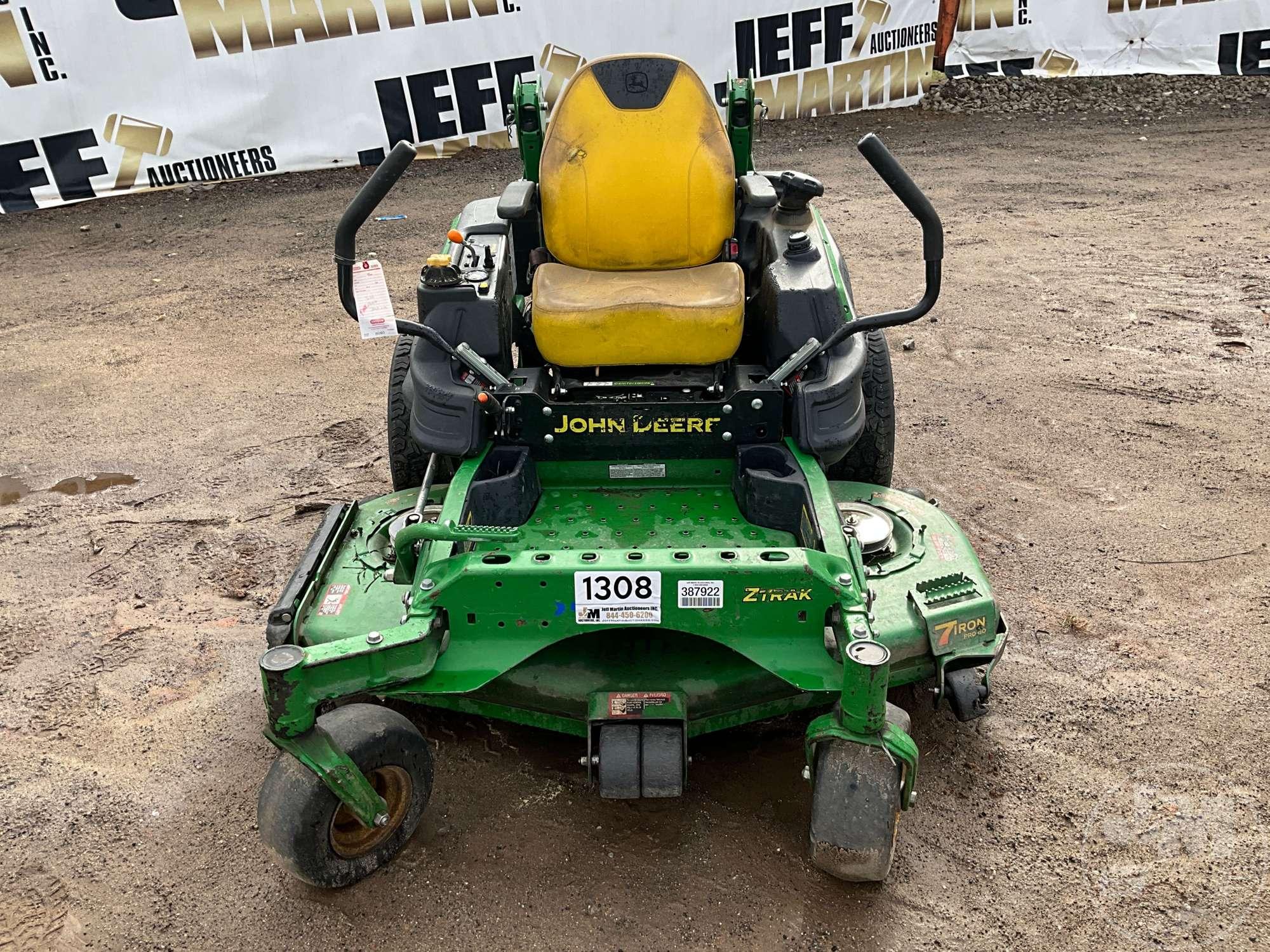 2020 JOHN DEERE Z945M ZERO TURN SN: 1TC945MCTLY080031