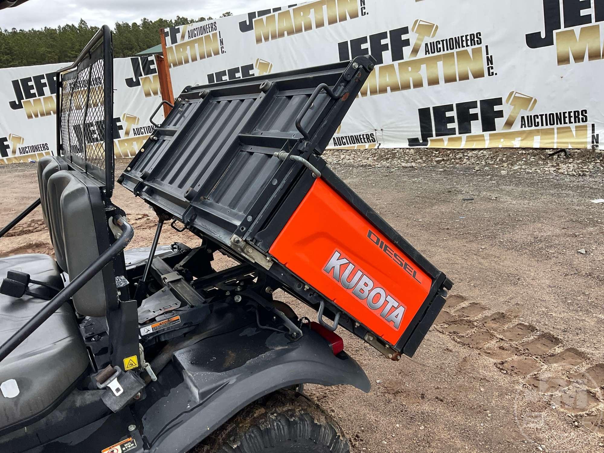 2019 KUBOTA RTV-X1140W-H SN: A5KD2GDBTKG031137