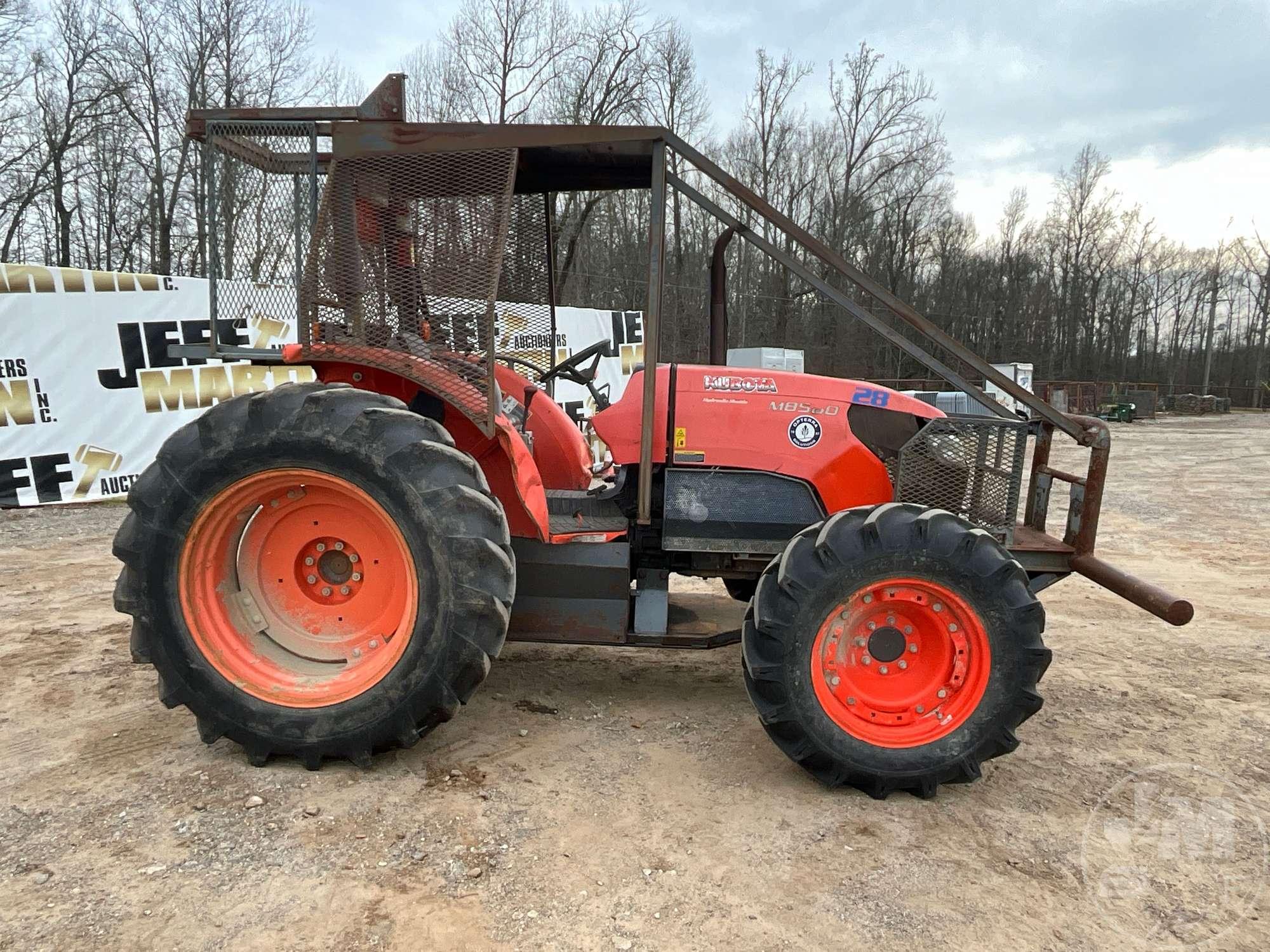 2013 KUBOTA M8560 4X4 TRACTOR SN: 52111