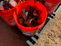 BUCKET OF VARIOUS SIZE SOCKETS