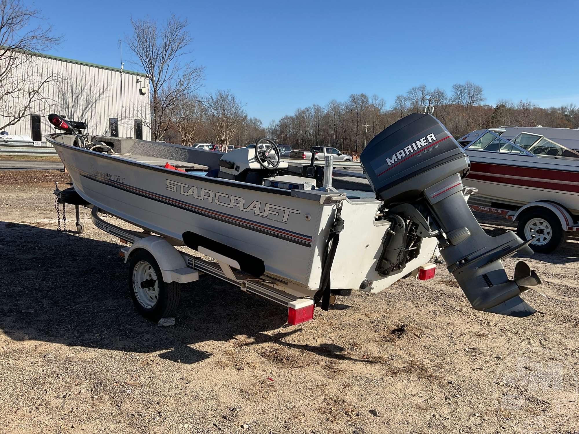 1990 STAR CRAFT  FISHMASTER 165C VIN MPDN25431990 FISHING BOAT