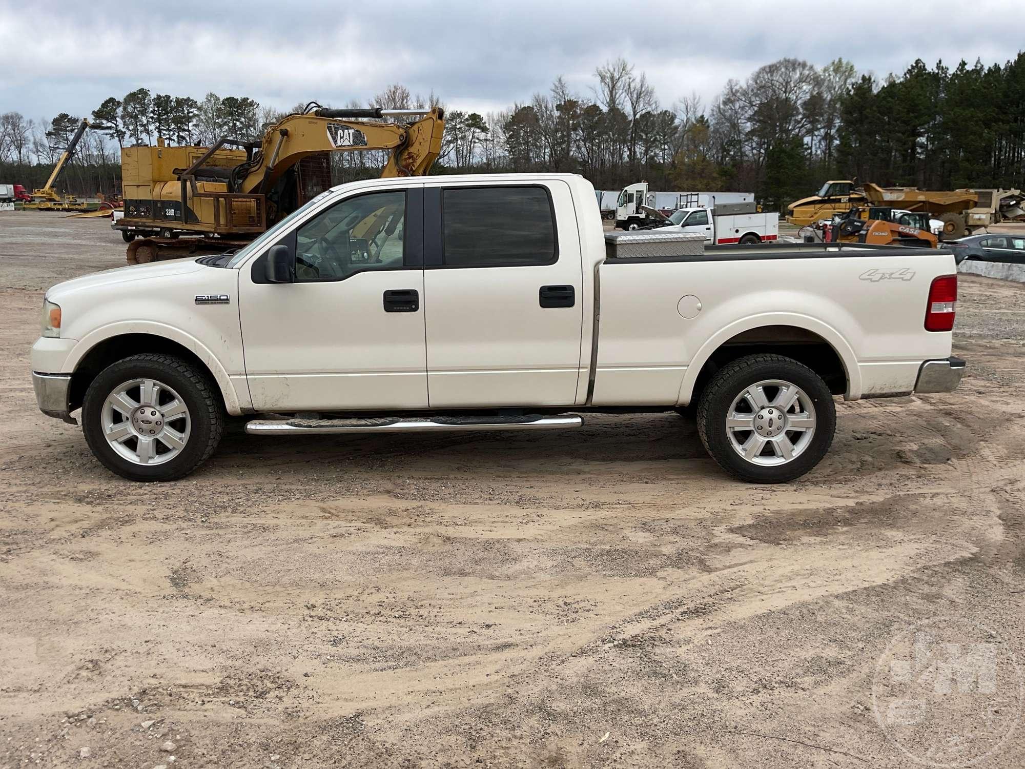 2007 FORD F-150 CREW CAB 4X4 PICKUP VIN: 1FTPW14V57FB09506