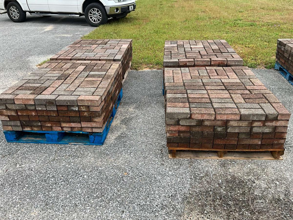 QTY (4) PALLETS 8”...... X 4”...... X 2”...... BRICKS, UNKNOWN