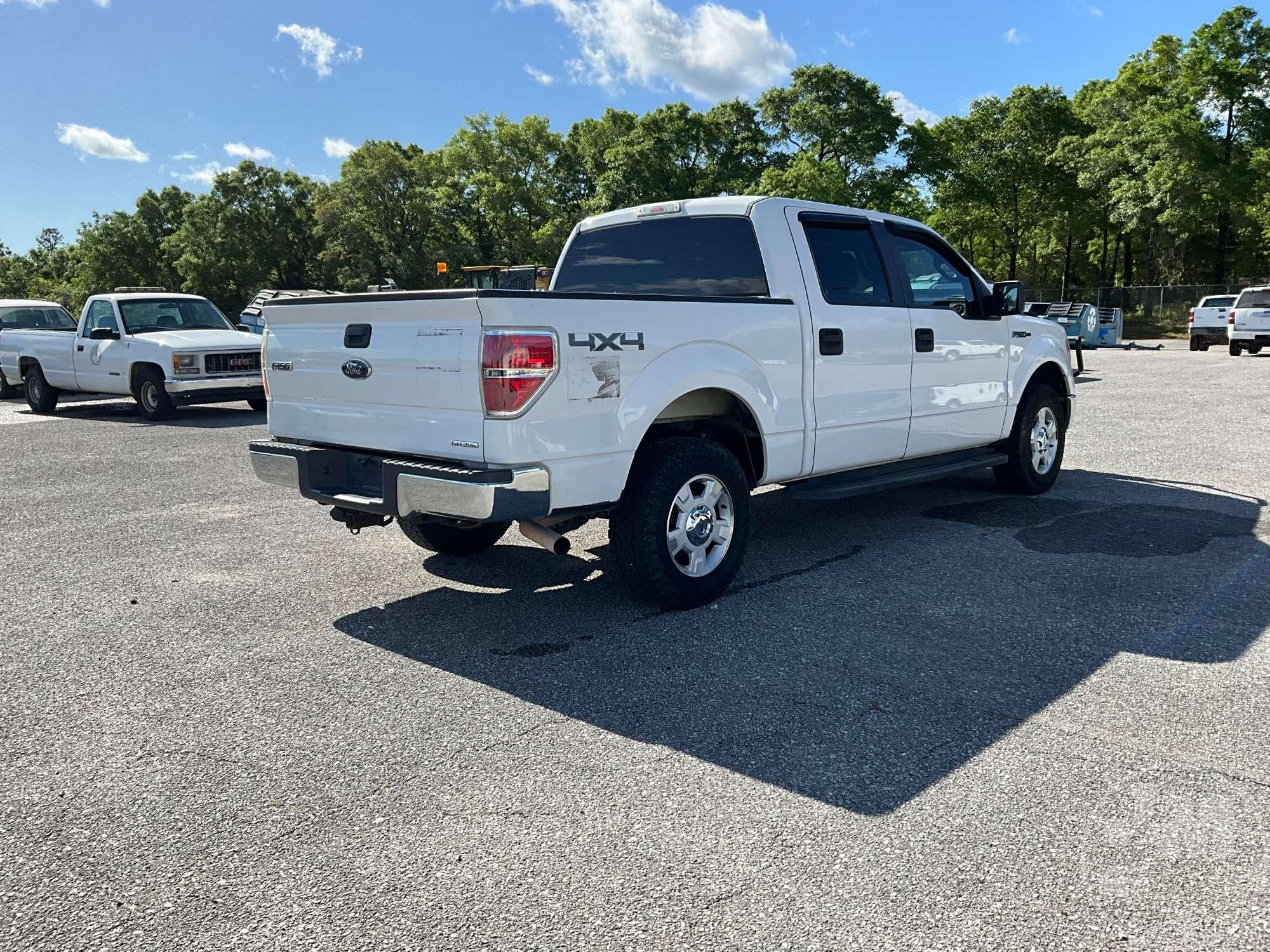 2014 FORD F-150 XLT CREW CAB 4X4 PICKUP VIN: 1FTFW1EFXEKD62103