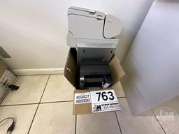 BOX OF VARIOUS RECEIPT PRINTERS INCLUDING EPSON M253A, TRANSACT ITHACA