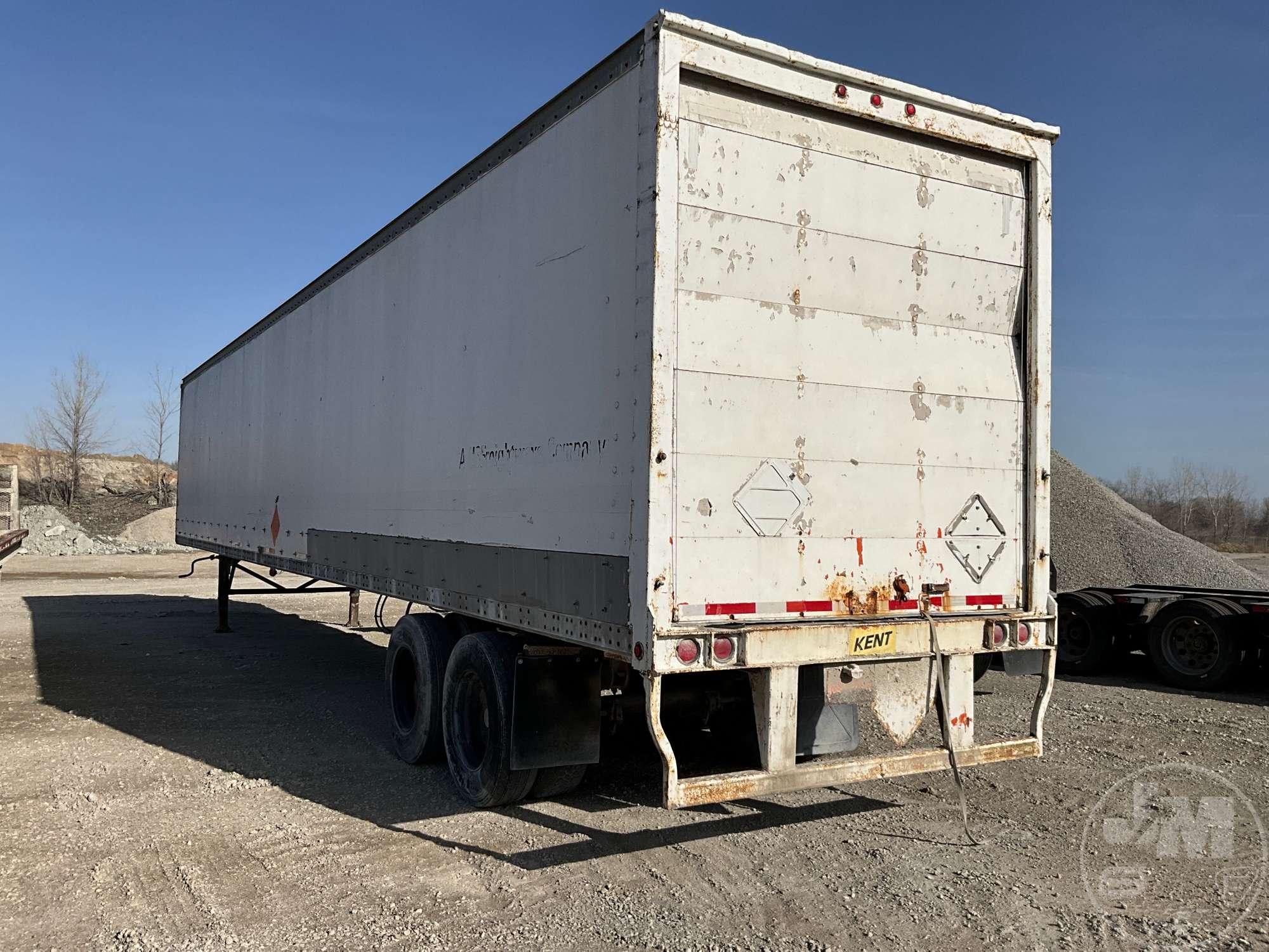 1998 WABASH 53'X102" VAN TRAILER VIN: 1JJV592W3WL457281