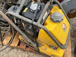 PALLET OF (1) WACKER NEUSON WALK BEHIND COMPACTORWITH HONDA GAS