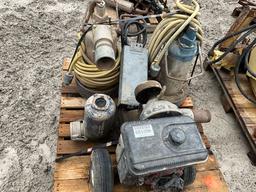 (1) TRASH PUMP WITH BRIGGS & STRATTON ENGINE, (2) ELECTRIC