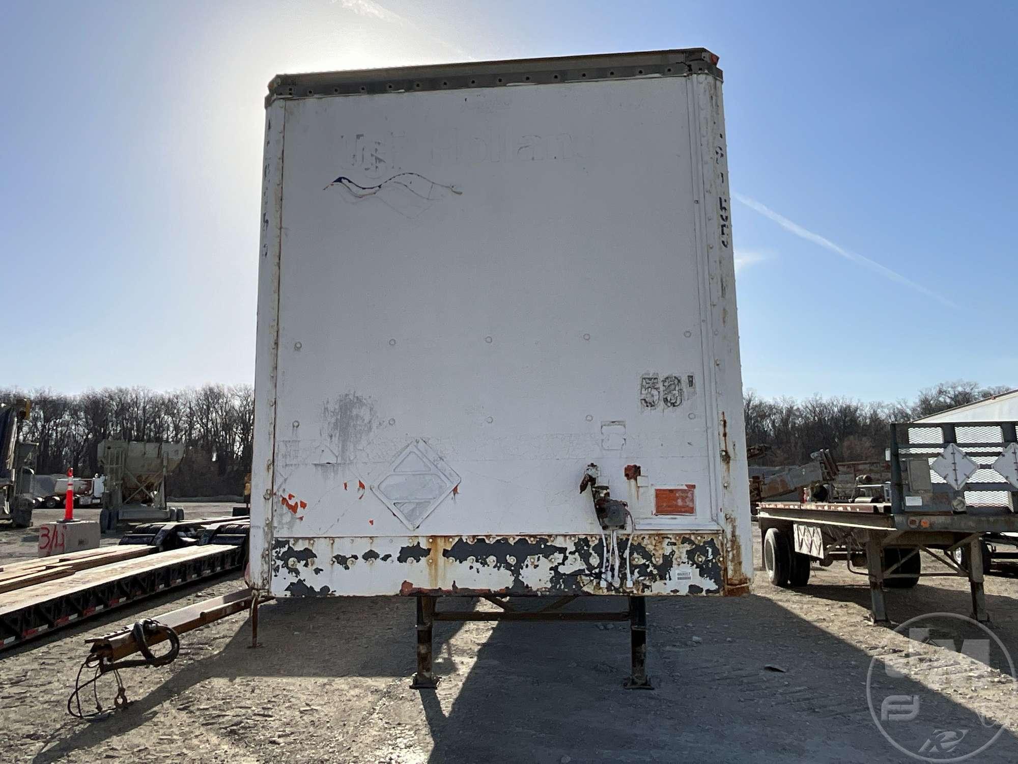1998 WABASH 53'X102" VAN TRAILER VIN: 1JJV592W3WL457281