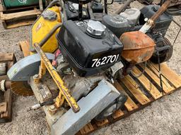 PALLET OF (1) WACKER NEUSON WALK BEHIND COMPACTORWITH HONDA GAS