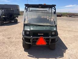 2015 KAWASAKI 4010 MULE SIDE BY SIDE SN: JK1AFCR18FB525525