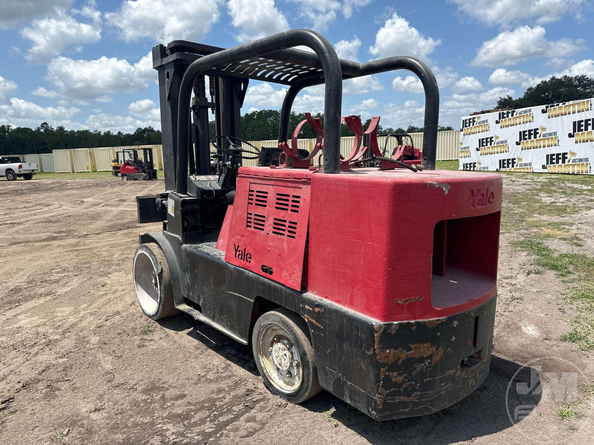 1995 YALE GLC150SBS096 CUSHION TIRE FORKLIFT SN: 361769