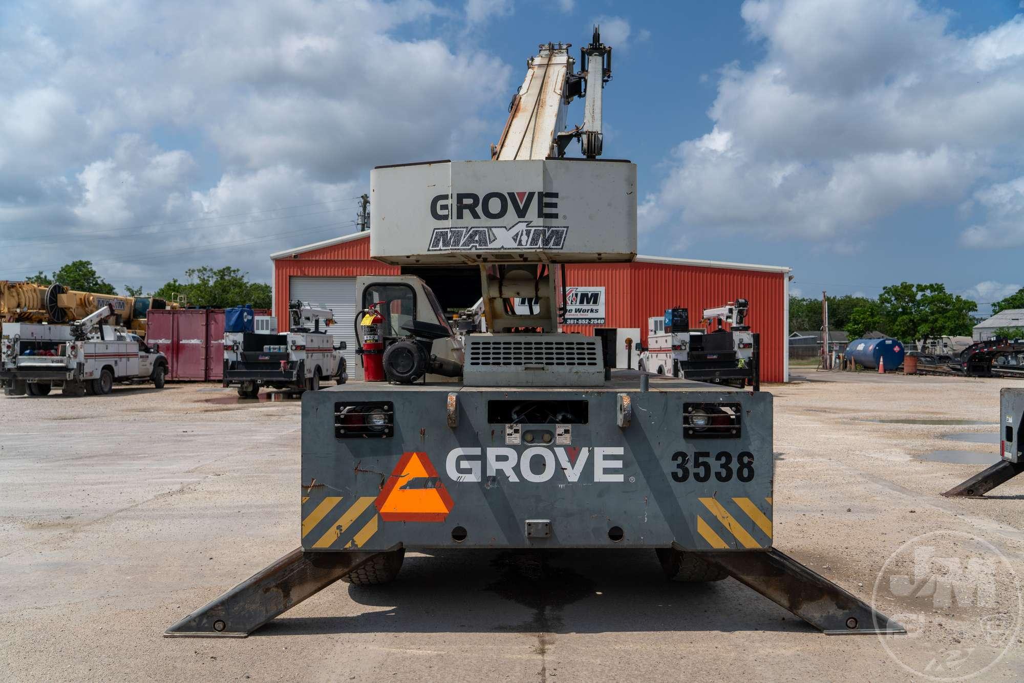 2009 GROVE YB5515 CARRY DECK CRANE SN: 321347