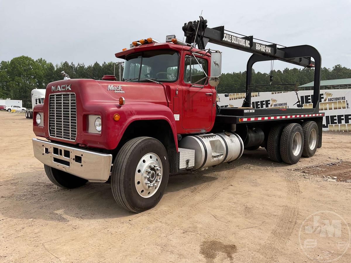 1985 MACK R686ST 5000 CRANE TRUCK VIN: 1M2N179C9FA001350