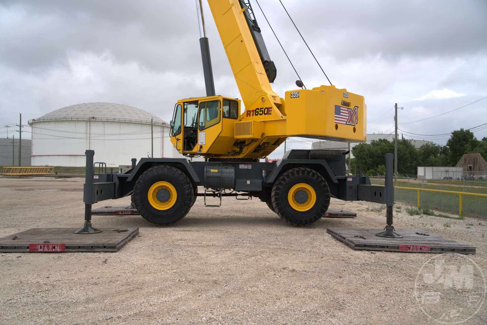 2007 GROVE RT 650E ROUGH TERRAIN CRANE SN: 227225