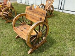 WAGON WHEEL CHAIR