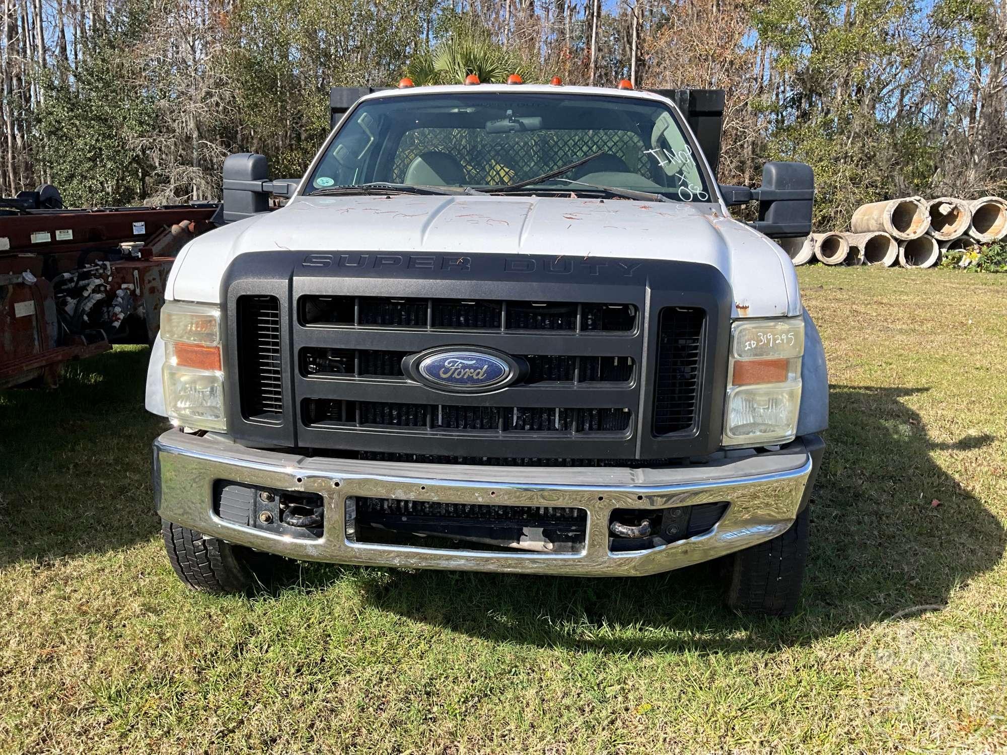 2008 FORD F-450 S/A VIN: 1FDXF46R08EC78143