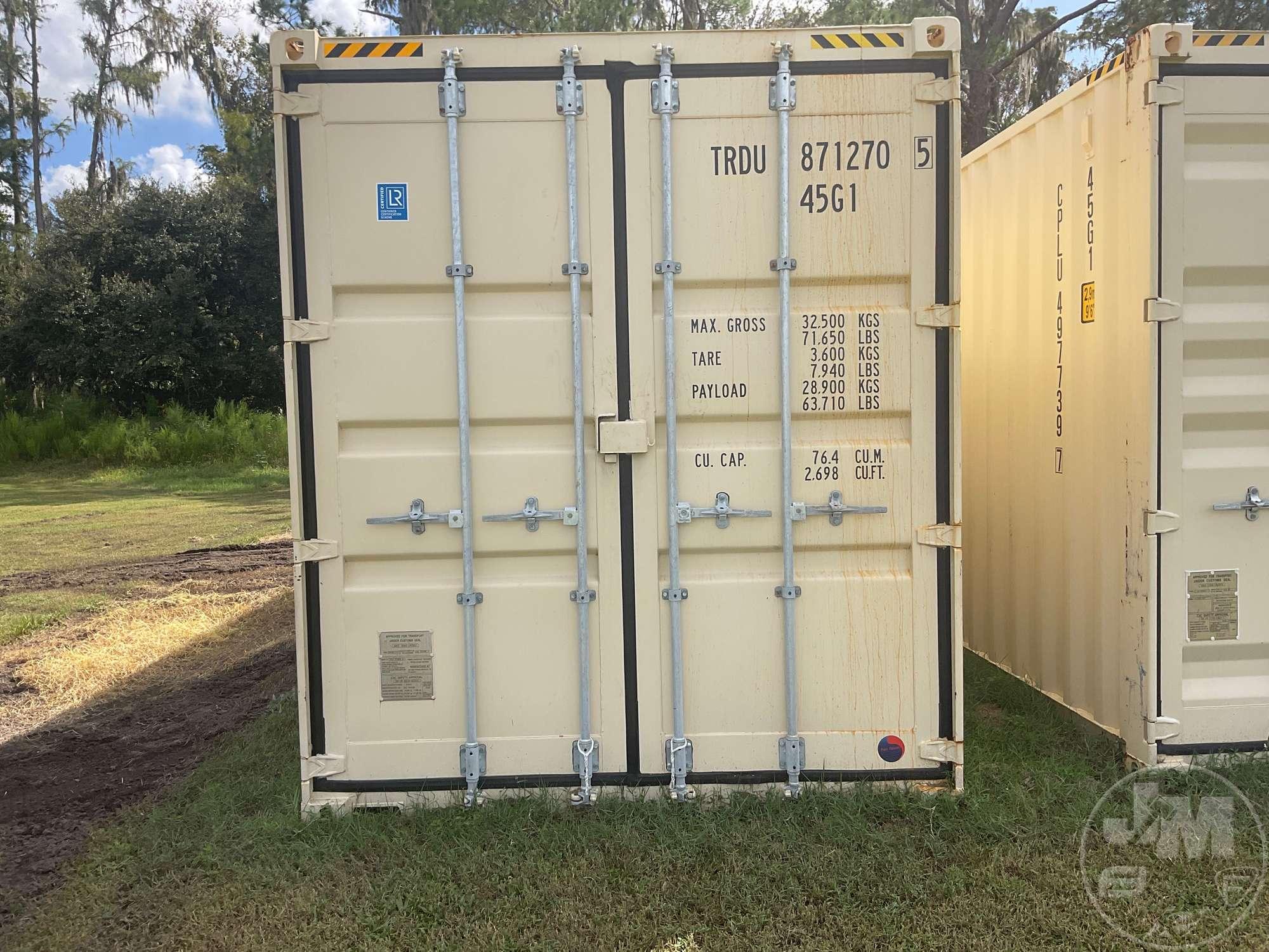 2022 PAN OCEAN CONTAINER  40' CONTAINER SN: TRDU8712705