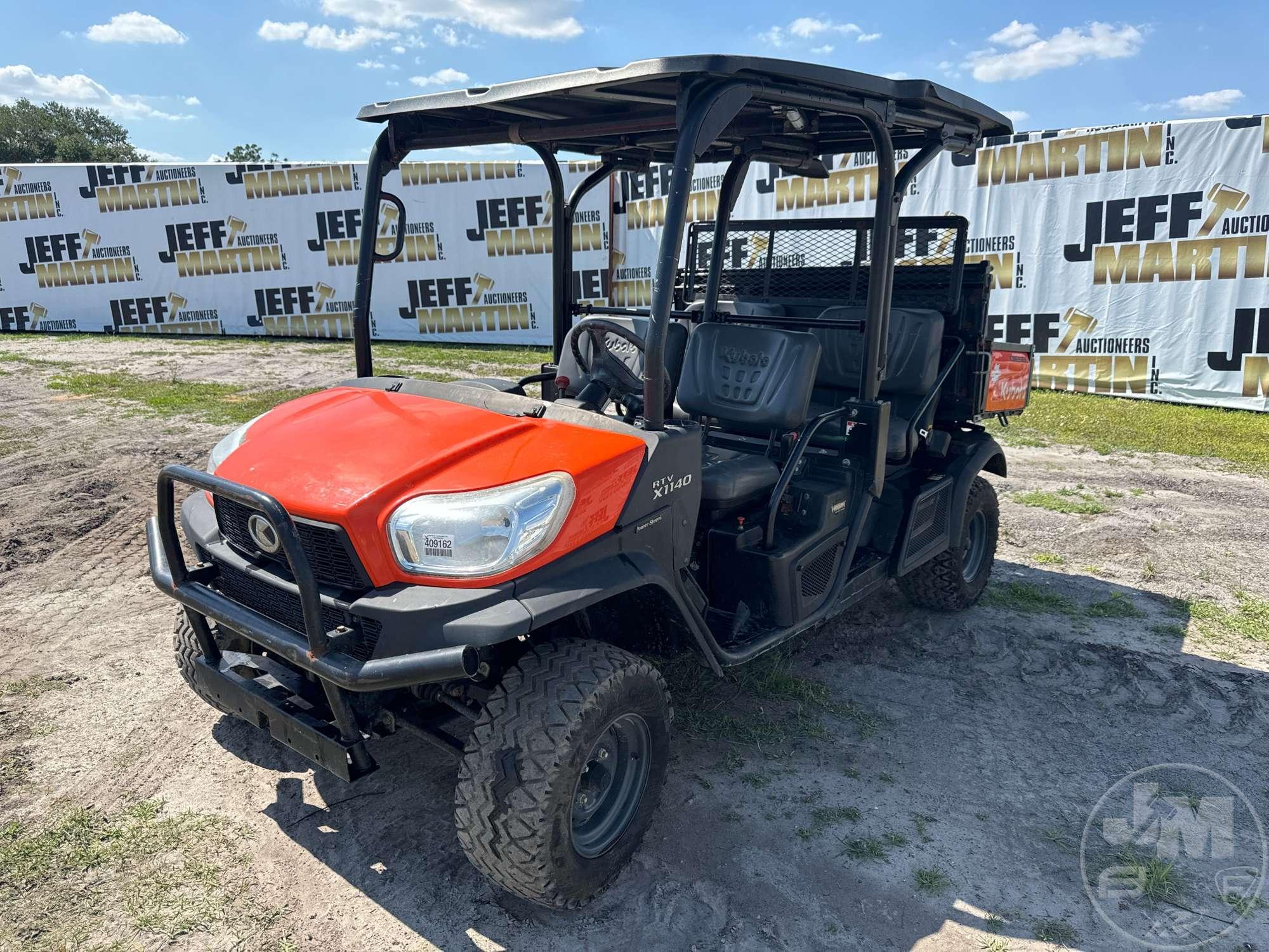 2011 KUBOTA RTV-X1140W-H SN: A5KD2GDBALG041354