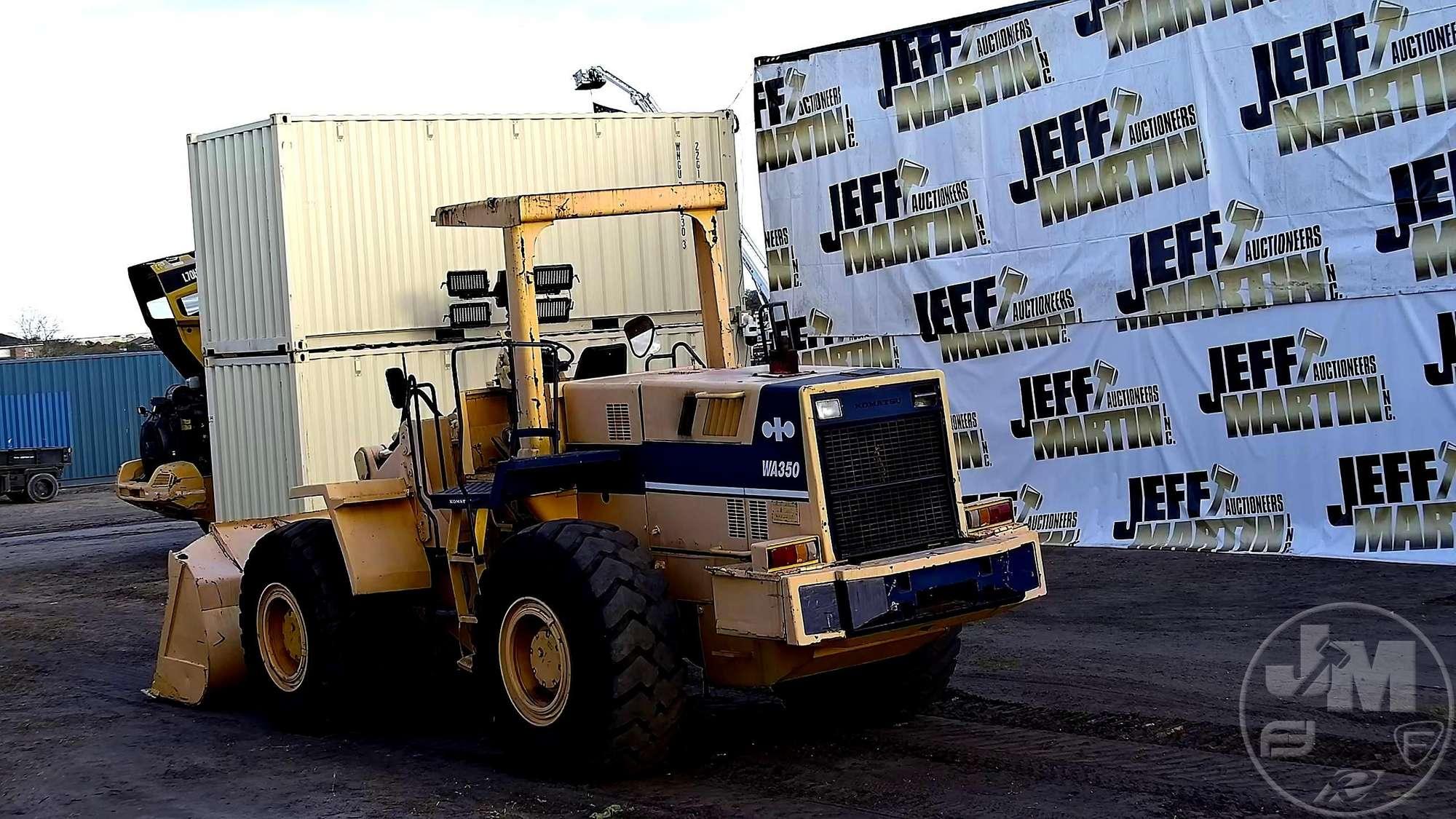 1989 KOMATSU WA350-1L WHEEL LOADER SN: 11506