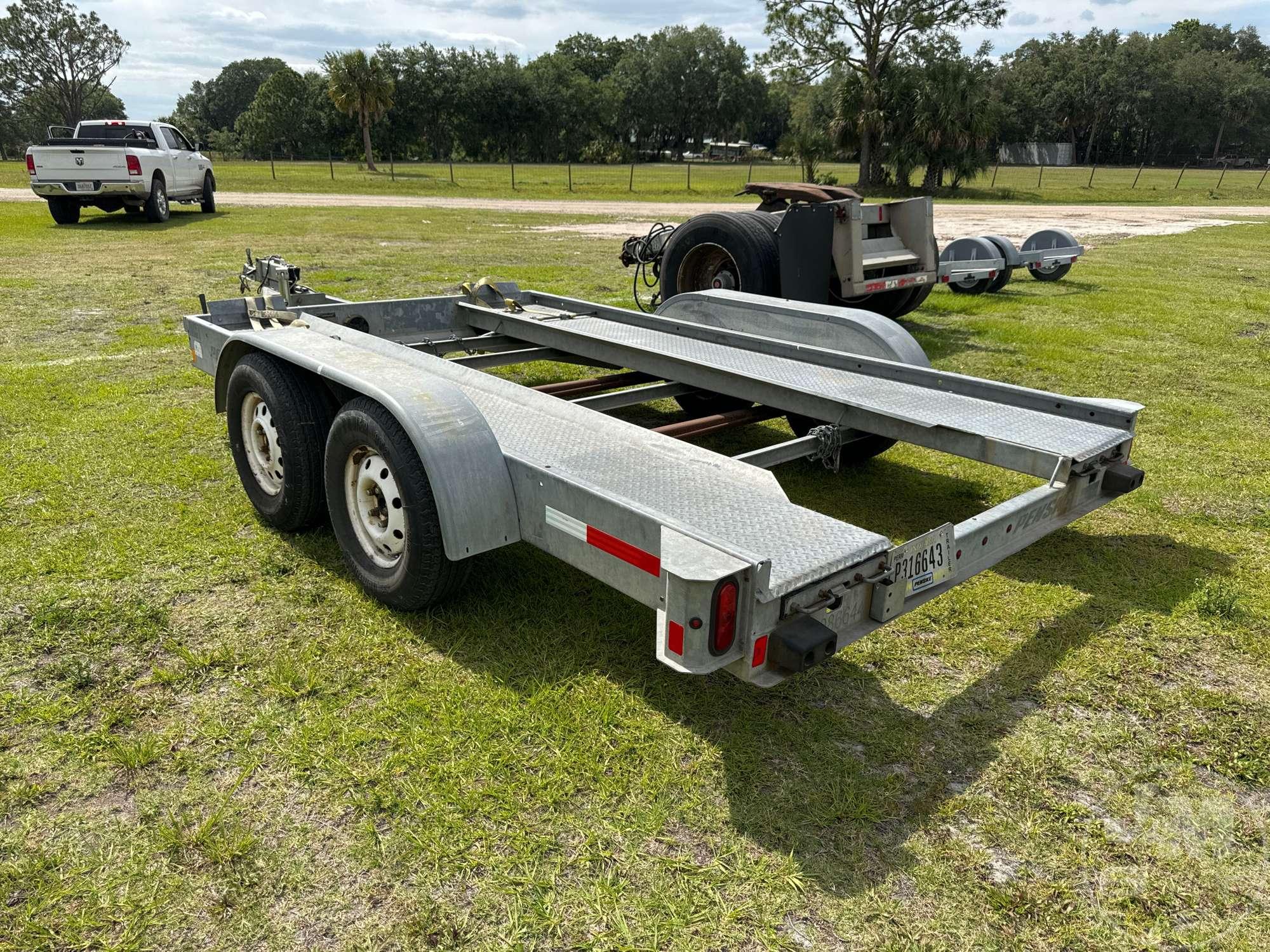 CAR HAULER TRAILER 6'6"X12' VIN: 15DP19203DA986644