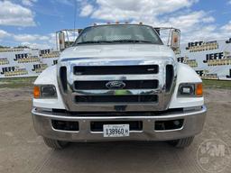 2013 FORD F-650 SINGLE AXLE REGULAR CAB FLATBED TRUCK VIN: 3FRNF6FC9DV494948