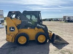 2020 DEERE 318G SKID STEER SN: 1T0318GKVLJ389093