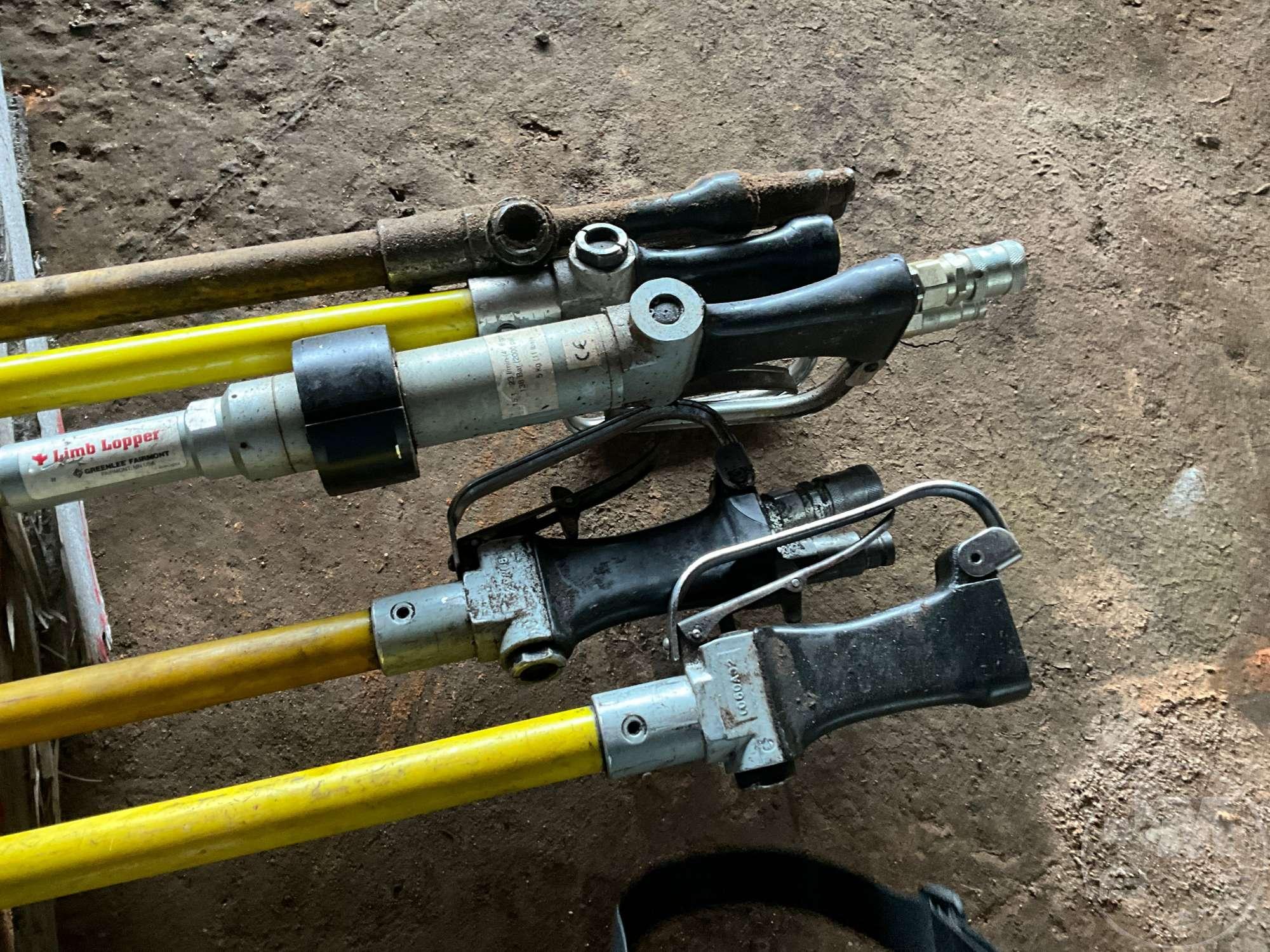 MISC POLE SAW PARTS & HYDRAULIC HOSES