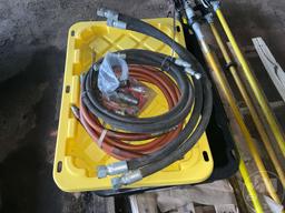 MISC POLE SAW PARTS & HYDRAULIC HOSES