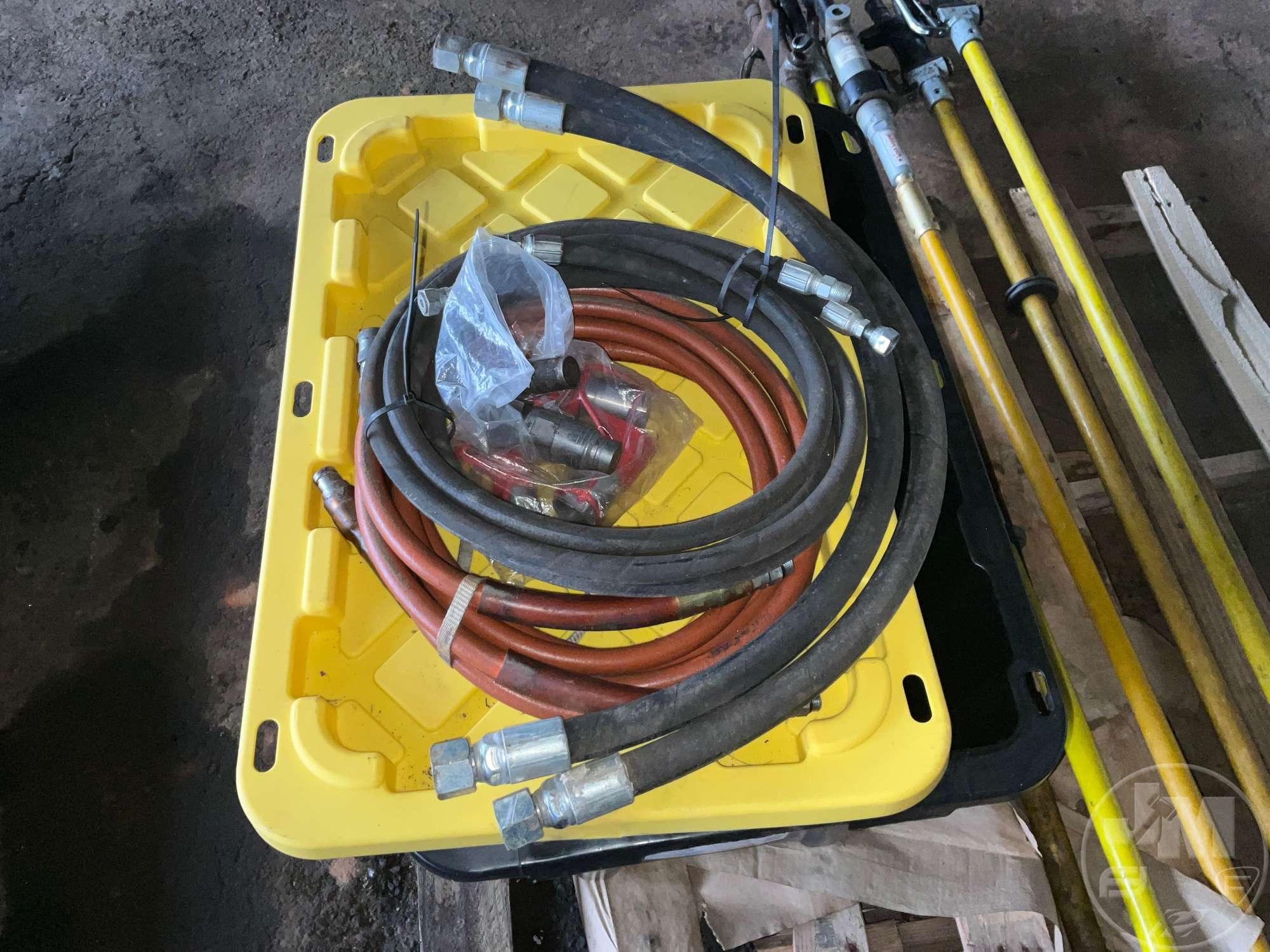 MISC POLE SAW PARTS & HYDRAULIC HOSES
