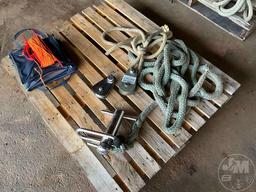 LOT OF MISC CLIMBING ROPE