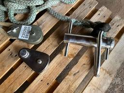 LOT OF MISC CLIMBING ROPE