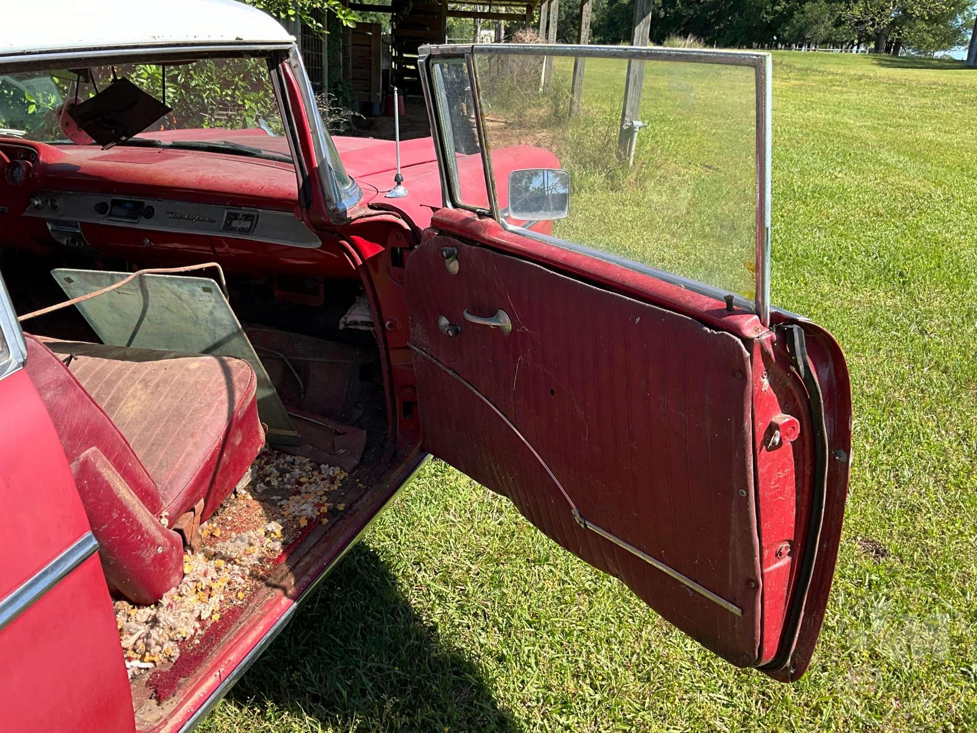 1957 CHEVROLET BELAIR VIN: VB57A127804