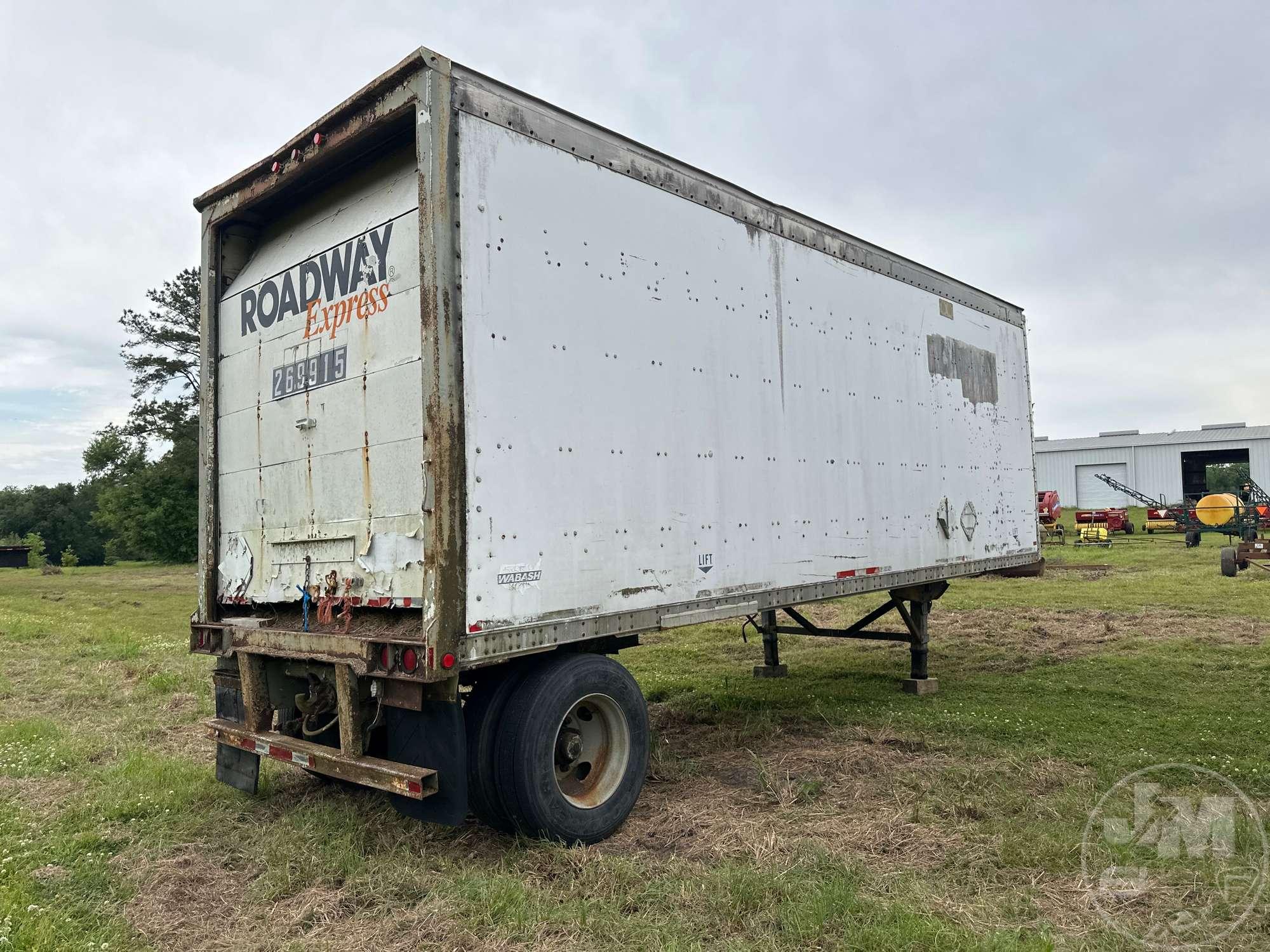 WABASH 28'X102" VAN TRAILER