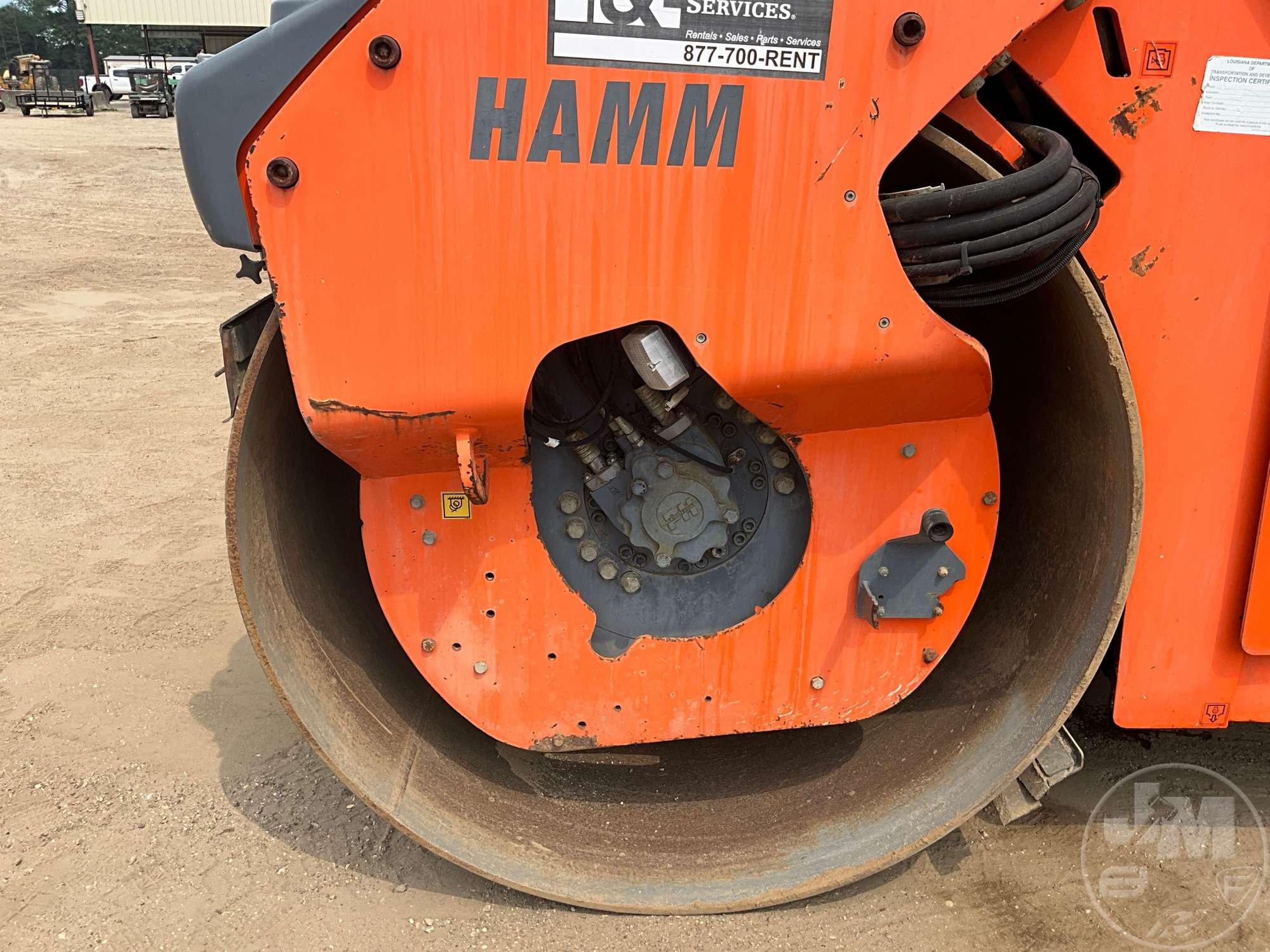 2011 HAMM HD-120VVHF TANDEM VIBRATORY ROLLER SN: H1840530